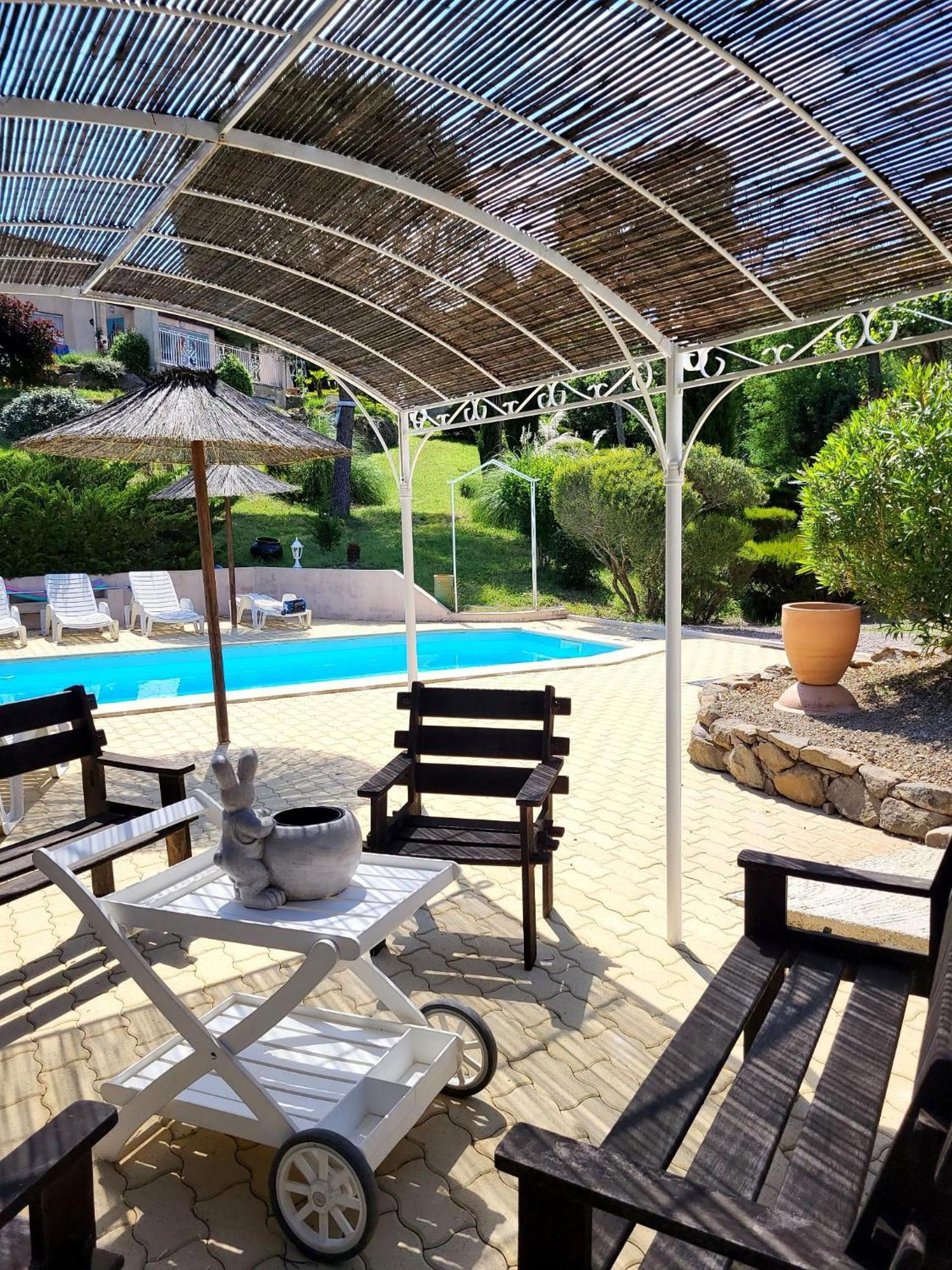 15Mn De Cannes, Villa La Soleiade , 3Gites 2-4 Pers Type T2, Climatises, Piscine, Au Lac De Saint-Cassien Var Montauroux Ngoại thất bức ảnh